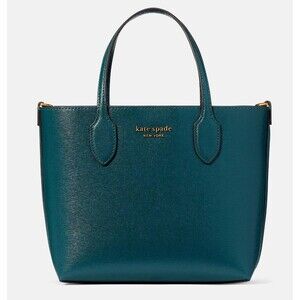 New Kate Spade Bleecker Medium Crossbody Tote Size Small Artesian Green